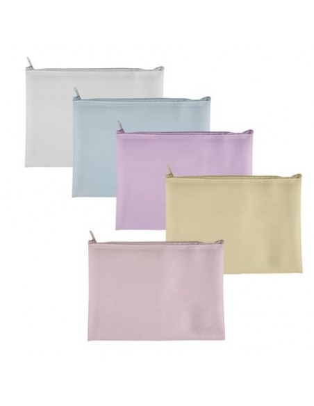 Busta Plastibor con ZIP in EVA colori pastello - A6 P0431790