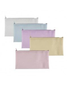 Busta Plastibor con ZIP in EVA colori pastello - B6 P0432190