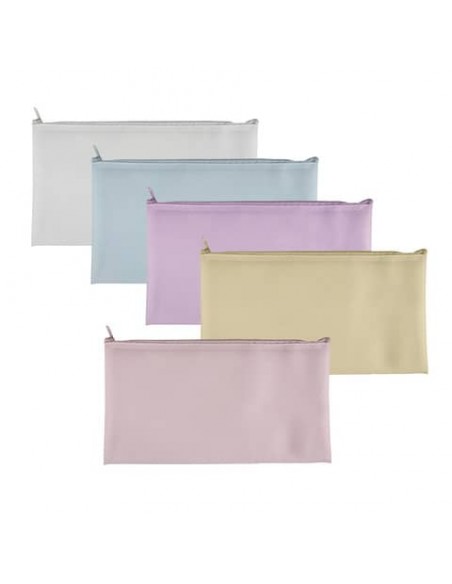 Busta Plastibor con ZIP in EVA colori pastello - B6 P0432190