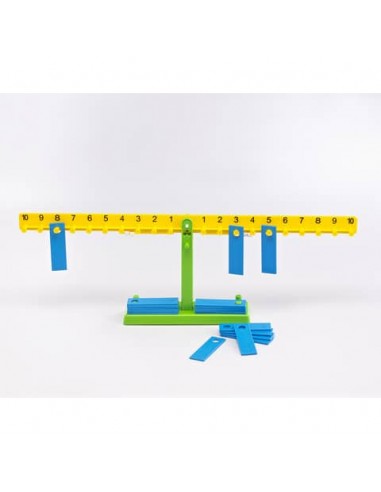 Bilancia dei numeri per bambini Commotion con 20 pesetti da 10 g ciascuno 53889