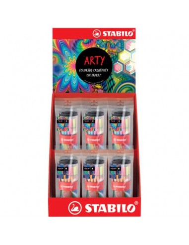 Stabilo rollerset Arty Edition Point 88 e Pen 68 - conf. 12 pz - colori assortiti - 25/26-06-1