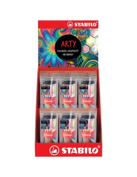 Stabilo rollerset Arty Edition Point 88 e Pen 68 - conf. 12 pz - colori assortiti - 25/26-06-1