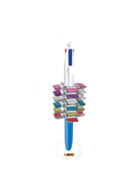 Espositore 380 penne a sfera a scatto Bic 4 Colours Floorstand 9564382