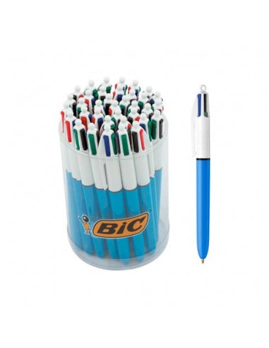 Espositore 36 penne a sfera a scatto Bic 4 Colours Original 8223161
