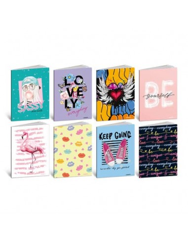 Maxi quaderno Blasetti Teen Girl A4 - 80 g - 20+1 ff - conf. da 10 - 0C 8573