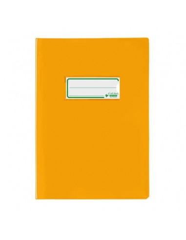 Copriquaderno A5 Colibrì con portanome e salva angoli - laccato - PE180 - conf. 24 pz - giallo - 400184673