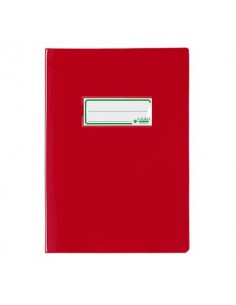 Copriquaderno A5 Colibrì con portanome e salva angoli - laccato - PE180 - conf. 24 pz - rosso - 400184674