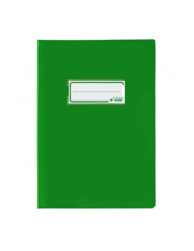 Copriquaderno A5 Colibrì con portanome e salva angoli - laccato - PE180 - conf. 24 pz - verde chiaro - 400184677