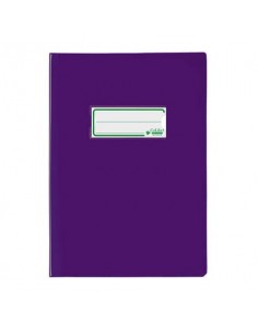 Copriquaderno A5 Colibrì con portanome e salva angoli - laccato - PE180 - conf. 24 pz - viola - 400184679