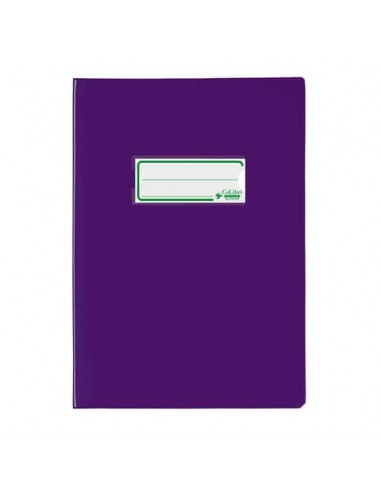Copriquaderno A5 Colibrì con portanome e salva angoli - laccato - PE180 - conf. 24 pz - viola - 400184679