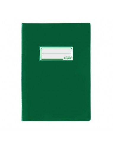 Copriquaderno A5 Colibrì con portanome e salva angoli - laccato - PE180 - conf. 24 pz - verde scuro - 400184680