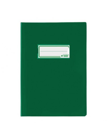 Copriquaderno A5 Colibrì con portanome e salva angoli - laccato - PE180 - conf. 24 pz - verde scuro - 400184680