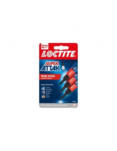Colla Loctite Super Attak - conf. 24 pz Mini Dosi 2631597