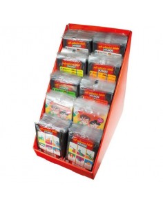 Espositore 210 etichette adesive Markin in formati e colori assortiti X100ESP-2