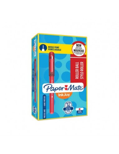 Penna roller Paper Mate Inkjoy punta ad ago fine 0