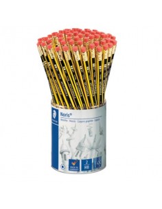 Espositore 72 matite con gommino Staedtler Noris® HB 122 KP72