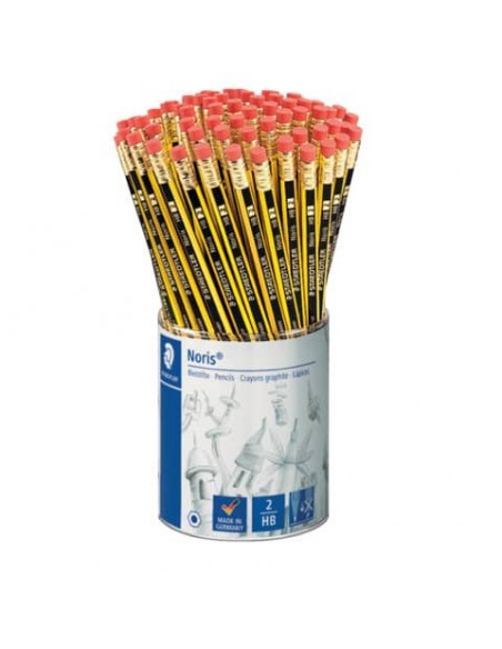 Espositore 72 matite con gommino Staedtler Noris® HB 122 KP72