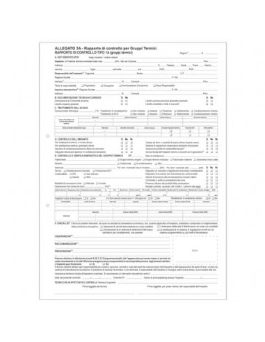 Rapporto di controllo gruppi termici O.C.L. 50x3 copie (Allegato 3A) - 1802