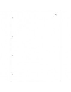 Interno bianco numerato 1/100 O.C.L. 100 fogli - 0712
