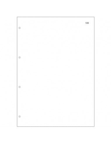 Interno bianco numerato 1/100 O.C.L. 100 fogli - 0712