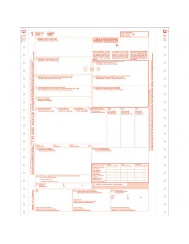 Lettera di vettura internazionale CMR O.C.L. 24x30