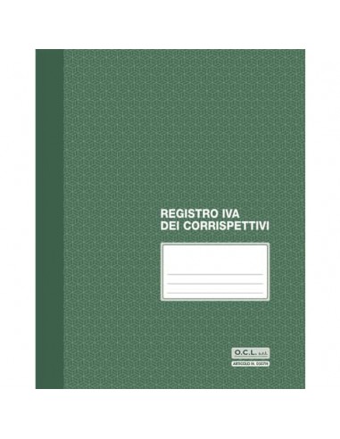 Registro IVA corrispettivi numerato 1/15 O.C.L. - 23
