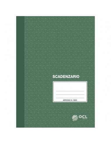 Registro scadenzario O.C.L. 21x29