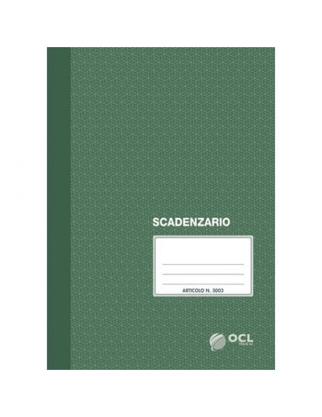 Registro scadenzario O.C.L. 21x29