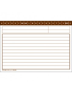 Schede rigate O.C.L. formato 14