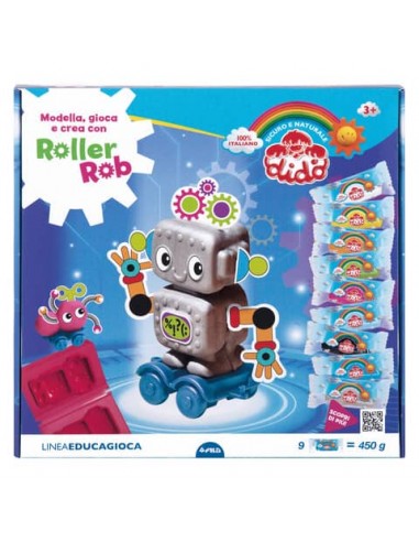 Pasta modellabile in gioco creativo Didò modella con Rollerrob F362000