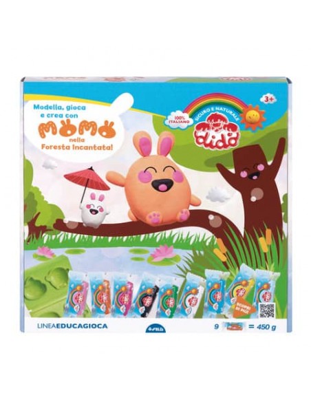 Pasta modellabile in gioco creativo Didò modella con Momo nella foresta incantata F362100