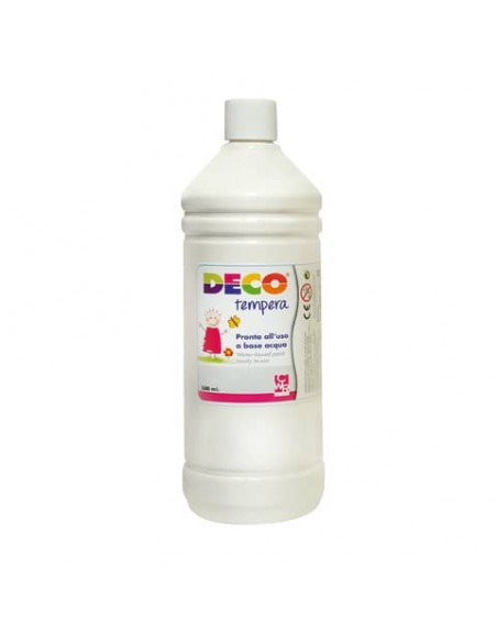 Tempera Deco in flacone da 500 ml bianco PF550/01