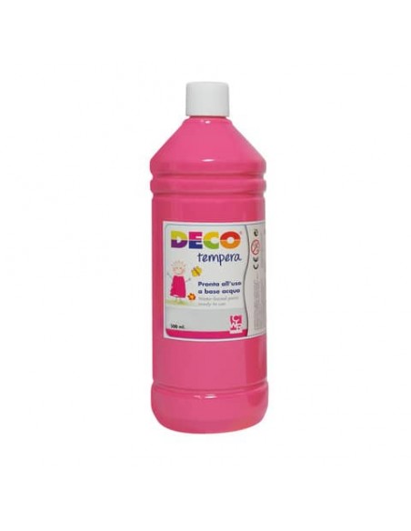 Tempera Deco in flacone da 500 ml rosa PF550/07