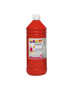 Tempera Deco in flacone da 500 ml rosso scarlatto PF550/29