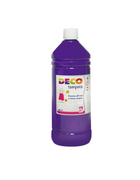 Tempera Deco in flacone da 500 ml violetto PF550/30