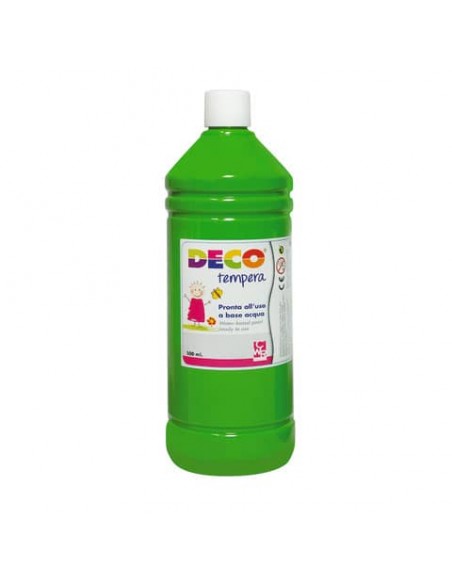Tempera Deco in flacone da 500 ml verde medio PF550/12