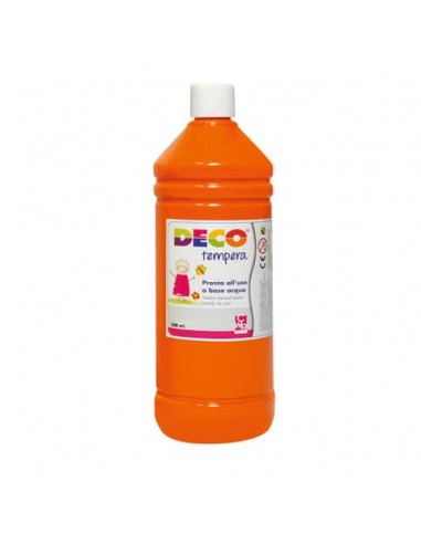 Tempera Deco in flacone da 500 ml arancio PF550/17