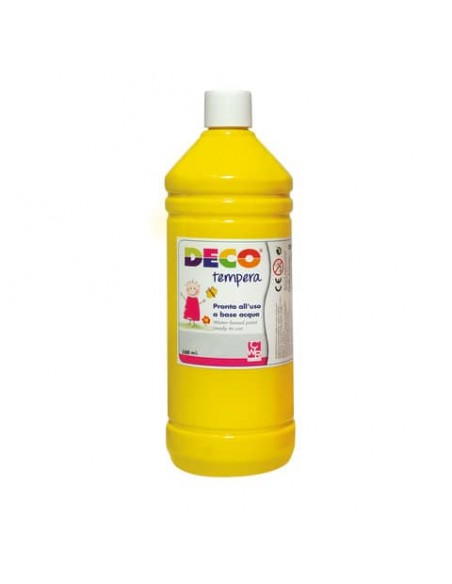 Tempera Deco in flacone da 500 ml giallo primario PF550/26