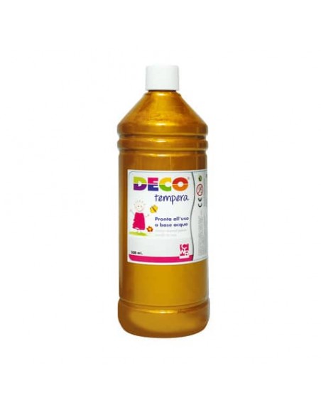 Tempera Deco in flacone da 500 ml oro PF550/40