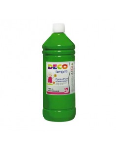 Tempera Deco in flacone da 1000 ml verde brillante 08808/14