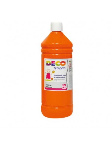 Tempera Deco in flacone da 1000 ml arancio 08808/17