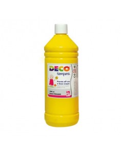 Tempera Deco in flacone da 1000 ml giallo primario 08808/26