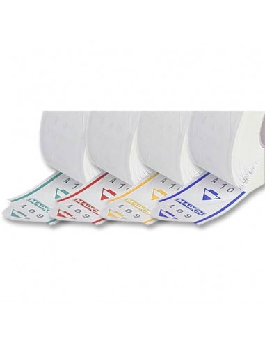 Rotolo eliminacode Markin alfanumerico da 2000 tickets - conf. 20 pz - colori assortiti - Y611ASS