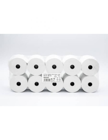 Rotoli registratore di cassa Rotolificio Pugliese Exclusive BPA FREE conf. 10 pz 57 mm x 80 m - NBA5780TQ