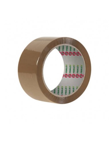 Nastro da imballo silenzioso Fralex 50 mm x 66 m 25µ  - conf. 6 pezzi - avana - 4025080066AP1591