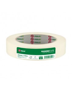 Nastro carta per mascheratura Fralex - 25 mm x 50 m - colore avorio - 60SF040050WP1592P
