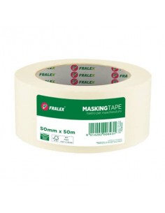 Nastro carta per mascheratura Fralex - 50 mm x 50 m - colore avorio - 60SF080050WP1594P