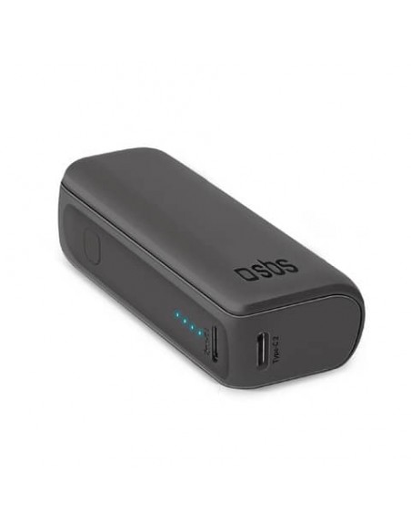Powerbank SBS 5.000 mAh - 2x Type-C + USB - 10 W - nero TTBB5000MINIK