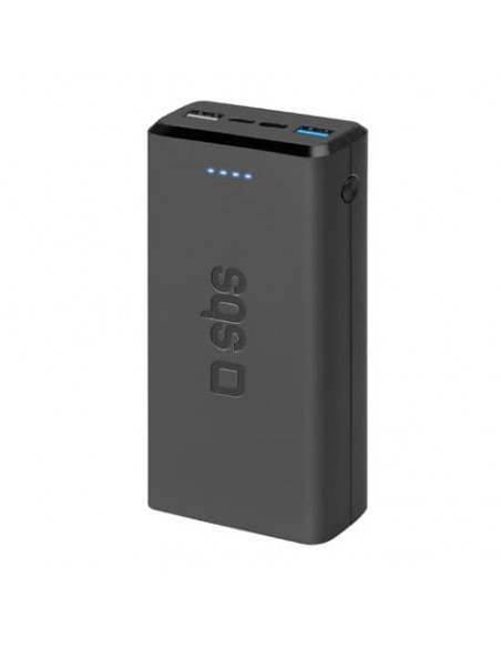 Powerbank SBS 20.000 mAh 2 USB 2.1 A - nero - TTBB20000FASTK