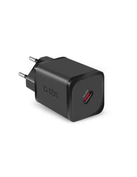 Caricatore da parete SBS 1xType-C 45W - nero TETRGAN1C45W